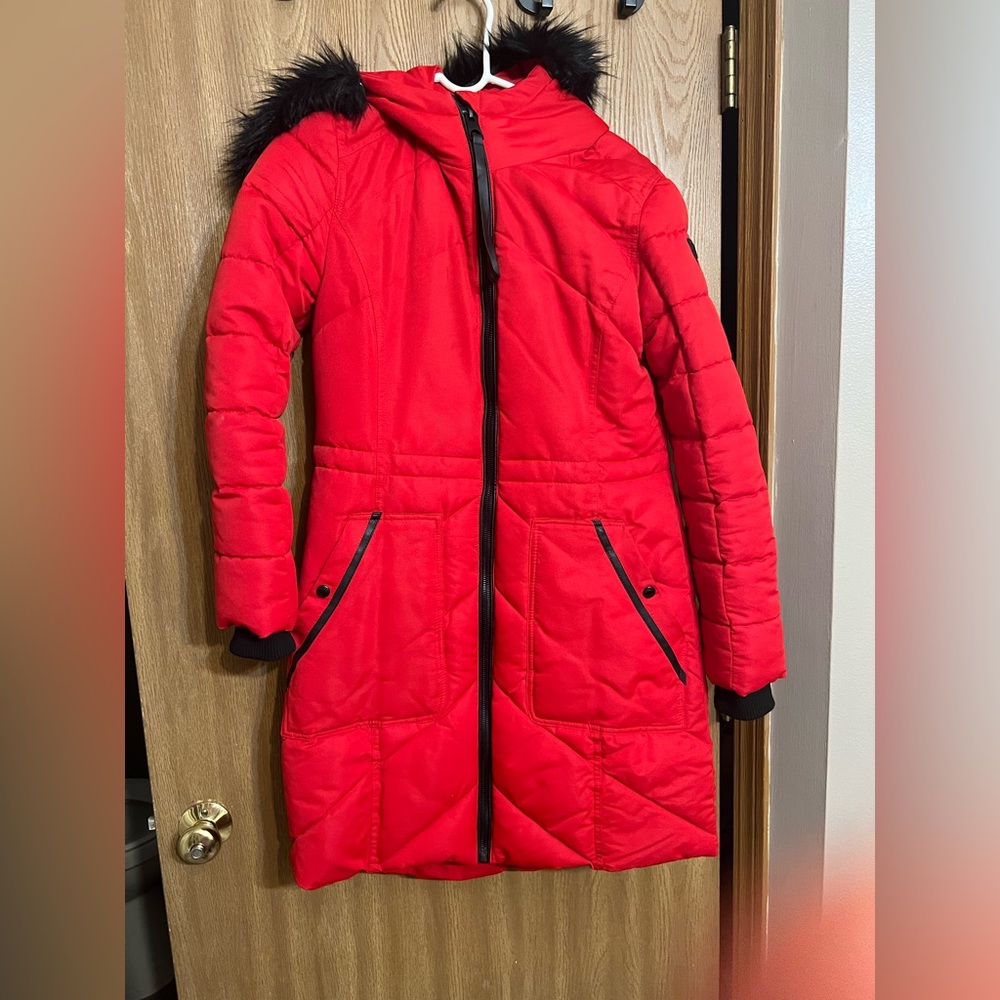 Guess full length winter puffer jacket